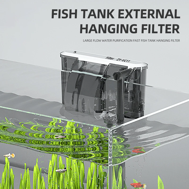 Reef Tank Filter - 110V 220V Aquarium Filter Wall-Mounted Fish