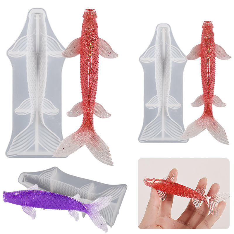 3D Koi Fish Shaped Epoxy Resin - Marine Fish Tank recension och pris
