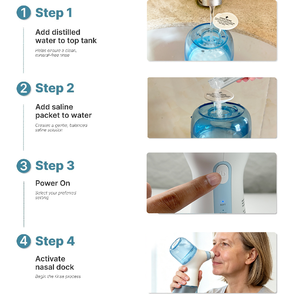 Nasal Irrigation System Electr - Saltwater Tank recension och pris