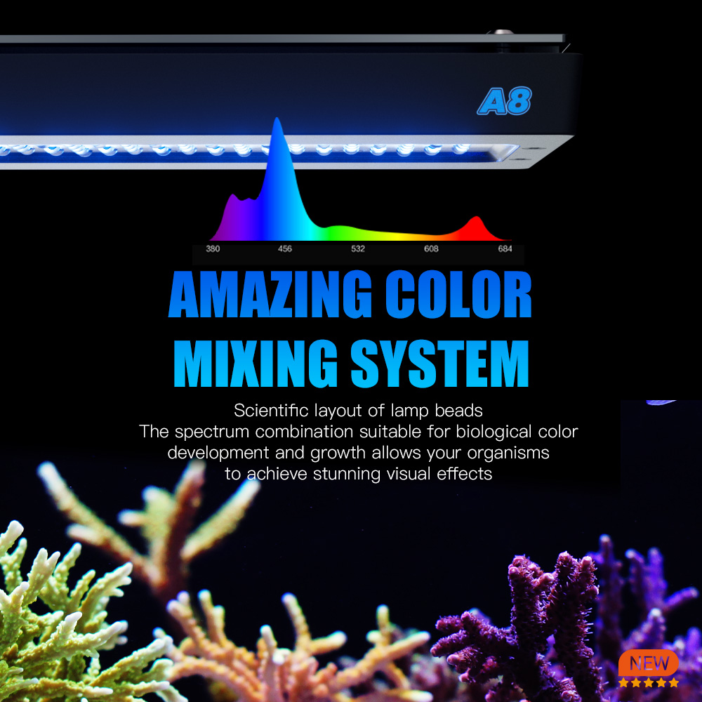 LED Full Spectrum WiFi App Sma - Reef Aquarium recension och pris