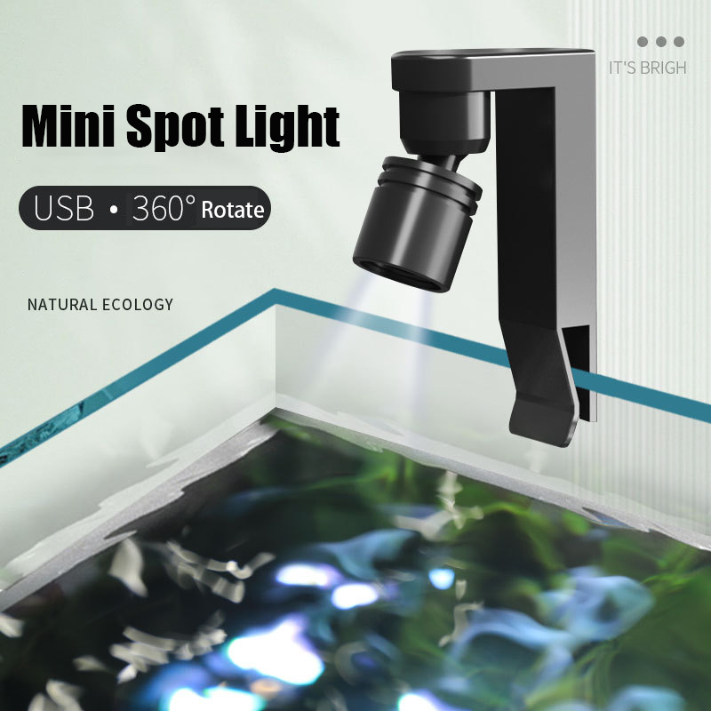 USB Clamp Light Waterproof Whi - Aquarium Marine Lights recension och pris