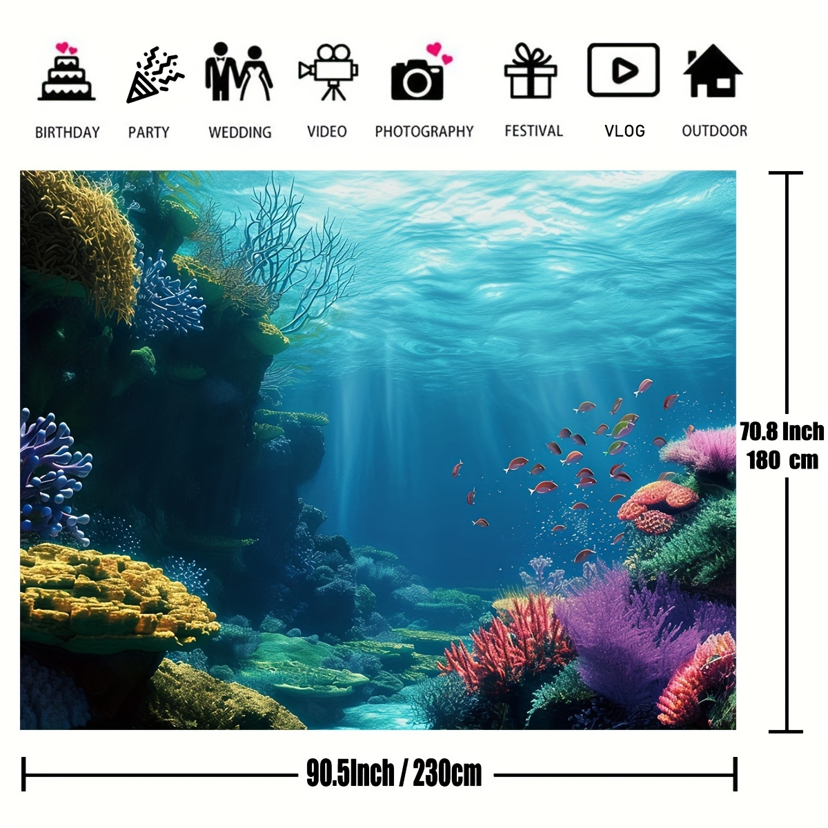 1pc Underwater Coral Reef Fish - Ocean Aquarium recension och pris