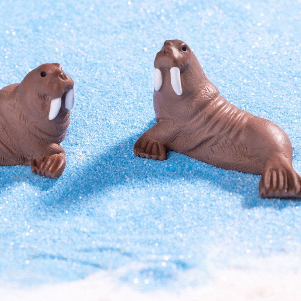 2Pcs Resin Walrus Miniature De - Marine Aquarium recension och pris