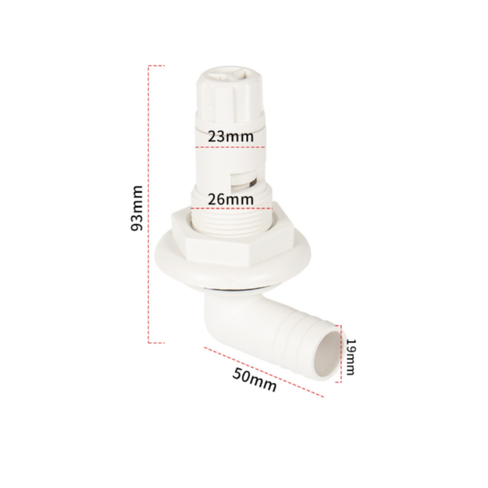 Marine Valve with 90-Degree El - Marine Fish Tank recension och pris