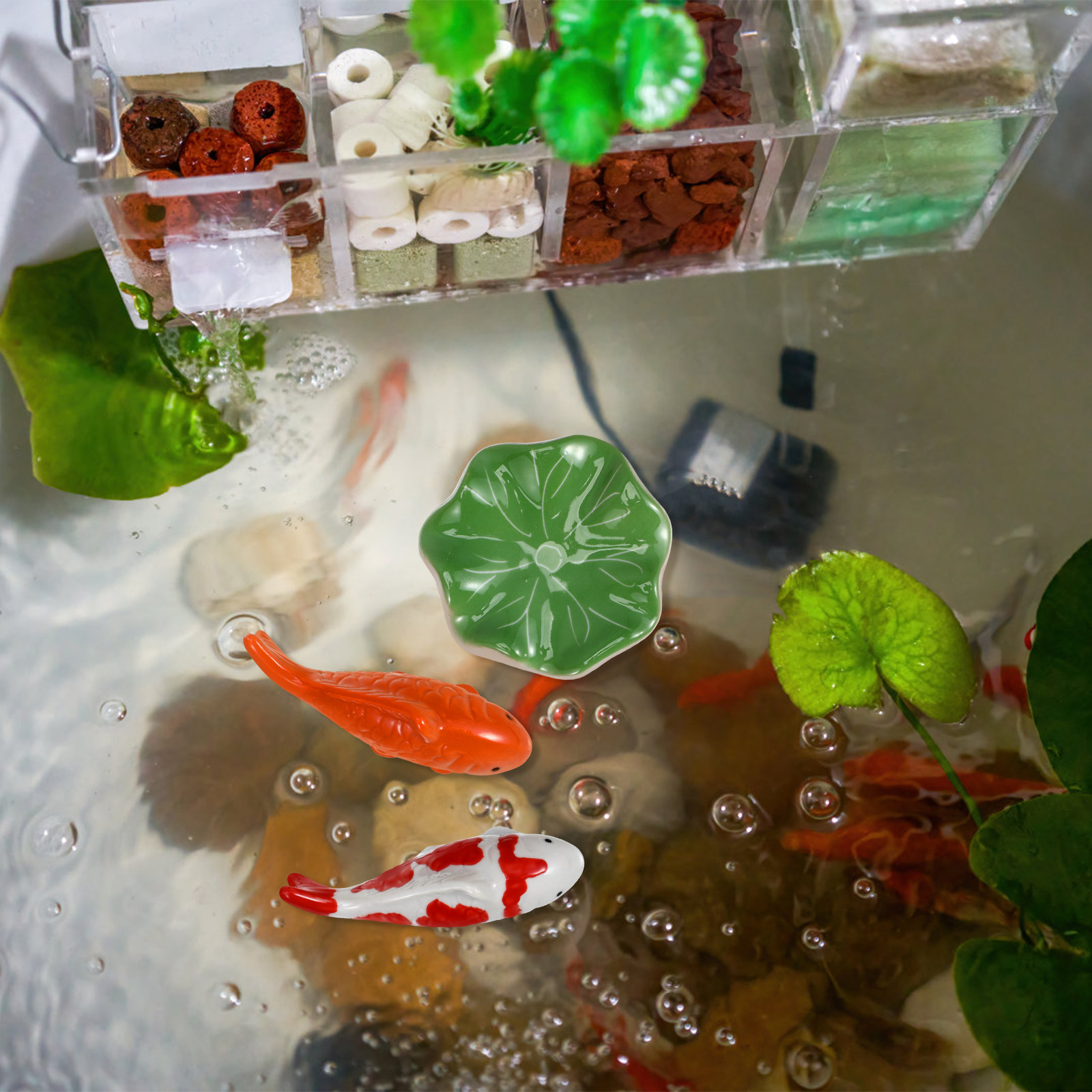 3Pcs Floating Aquarium Decor C - Saltwater Tank recension och pris
